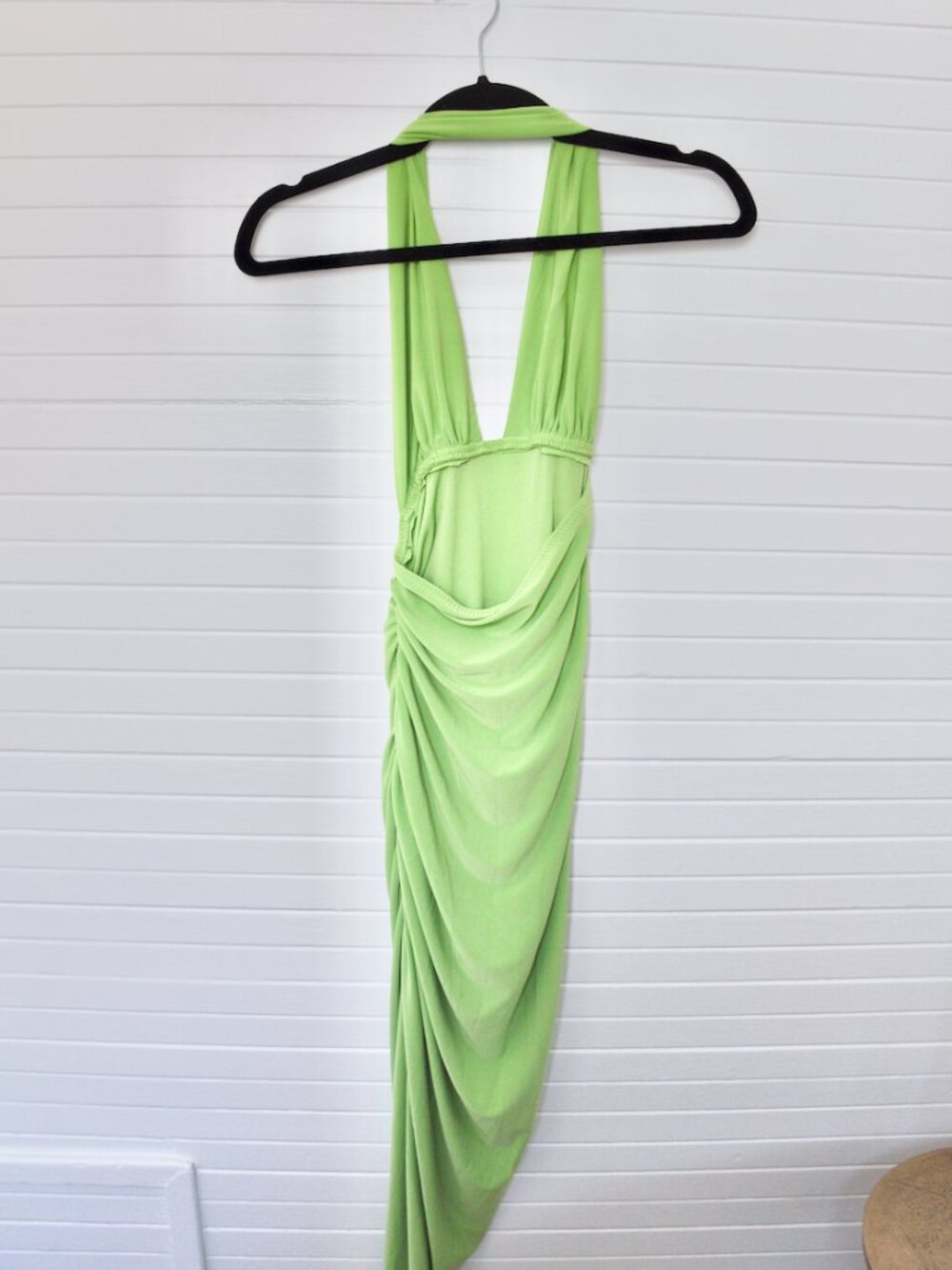 Norma Kamali Halter Side Drape Gown - Picture 5 of 5